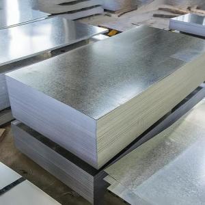China Zinc Coated Galvanized Steel Sheet 12 Gauge 24 Gauge Zero Spangle factory