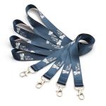 OEM Nylon Company Branded Lanyards Strap Silkscreen Printing