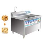 Multi-Function Automatic Restaurant Air Bubble Garlic Part Washing Machine