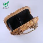 Smooth Hand Carved Wooden Clutch Bag Spacious Design for Ladies