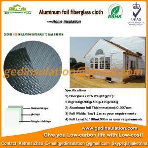 China Aluminum foil fiberglass cloth for wall covering factory
