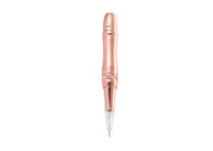 China Aluminium Alloy Beauty Makeup Tattoo Rotary Pen 7.3V 7F Gold Color factory