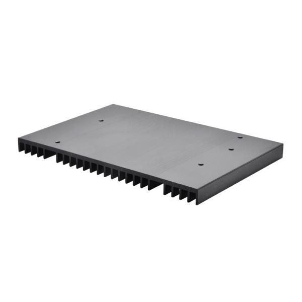 China Black Anodizing Aluminum Profile Heat Sink High Efficiency For LED Lighting factory