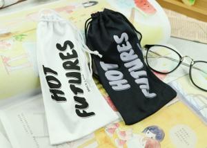 China Anti Shock Printed Logo Microfiber Glasses Bag Good Texture Multifunctional factory