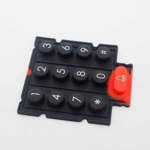Customized Logo Silicone Rubber Keypads With LED Possibility