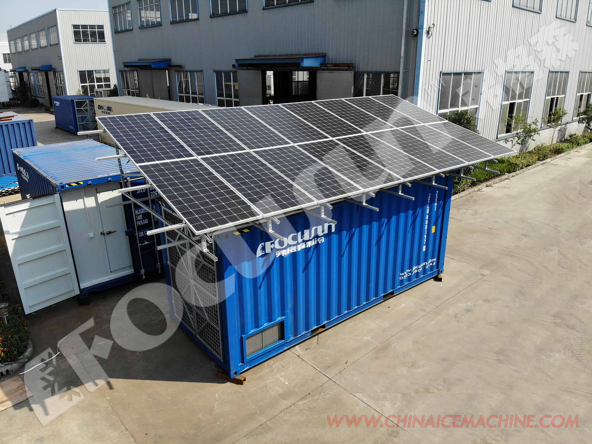 Camara de Frio Solar para Alimentos con Paneles Solares de 300w*16 y Inversor de 25KVA