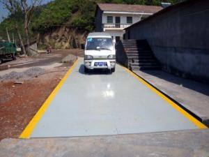 China SCS 3x10m 30 Ton Industrial Truck Scales 150%FS Overload Electronic Vehicle Weighing Systems factory