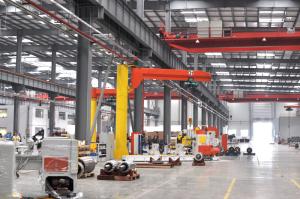 China Rotation 10 Ton Slewing Pillar Mounted Jib Crane factory