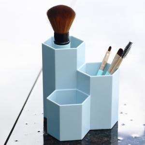 China Cosmetics Desk Plastic Stationery Organiser For Students factory