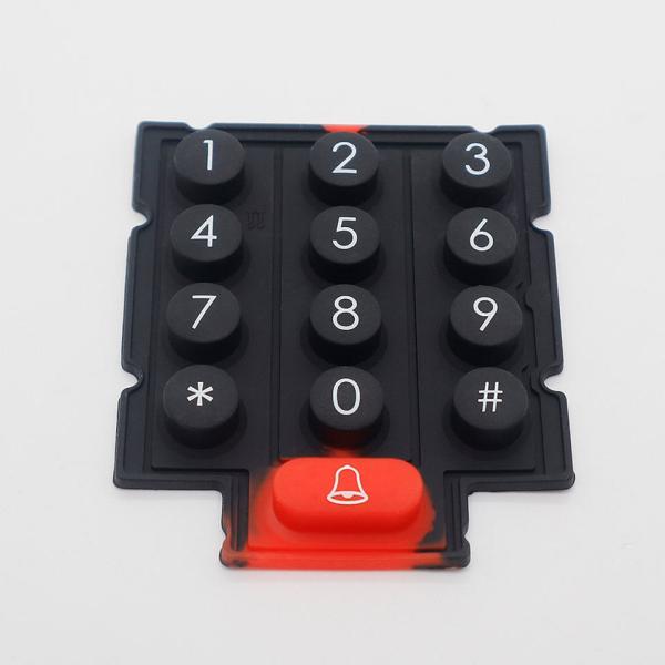 China Matte/Glossy Surface Silicone Rubber Keypads With Optional Backlight factory