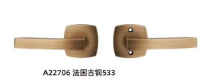 China Luxury Interior American Door Handles 63.5mm 147.5mm For Bathroom factory