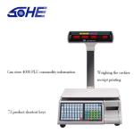 Customized Cash Register Scale with Barcode Label Printer Power Supply DC10.5V