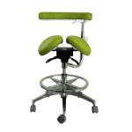 Luxury Design Dental Ajustable Assistant Chairs Micro Fiber Leather Dentist