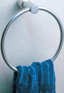 China Bathroom towel rack aluminum towel loop,towel ring factory