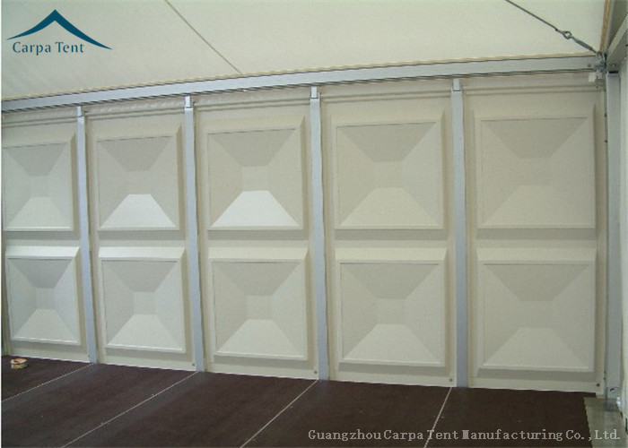White Aluminium Frame Tents For Outdoor Events ABS Wall Arabic Style