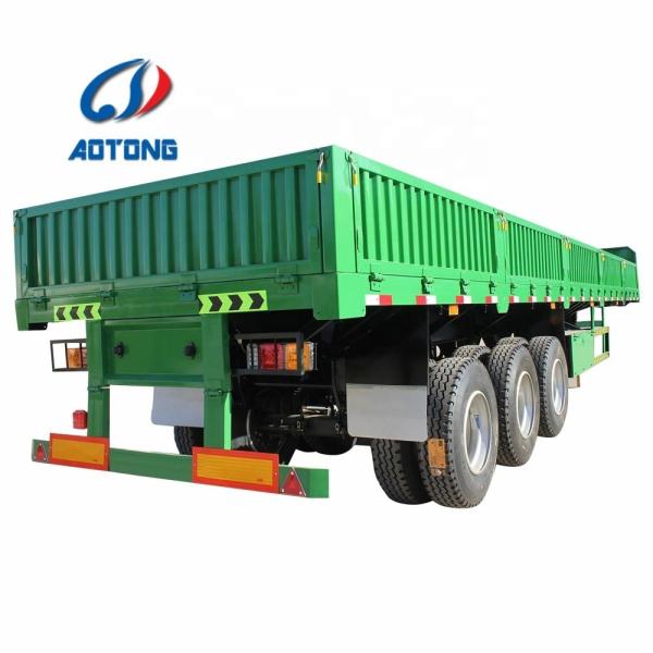 Suspension Mechanical Suspension 13000mm Length Curtain Side Wall Cargo Semi