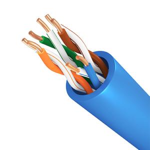 China CMX UTP CAT5E Cable PVC Network Cable 24AWG Solid Bare Copper 1000FT factory