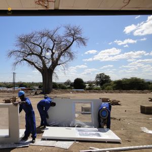 Quick Assembly Prefabricated Container House 20ft with Galvanized Steel Frame