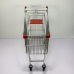 European Style Customized Grocery Shopping Trolley 150L Metal Supermarket