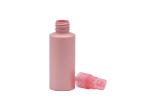 Empty Cylinder Cosmetic Spray Bottle Pink Mist 20mm Neck Size Plastic