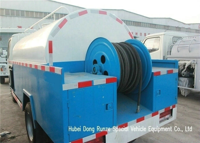 Dongfeng Multifunction Sewer Flusher Truck With High Pressure Jetting Pump 4000L