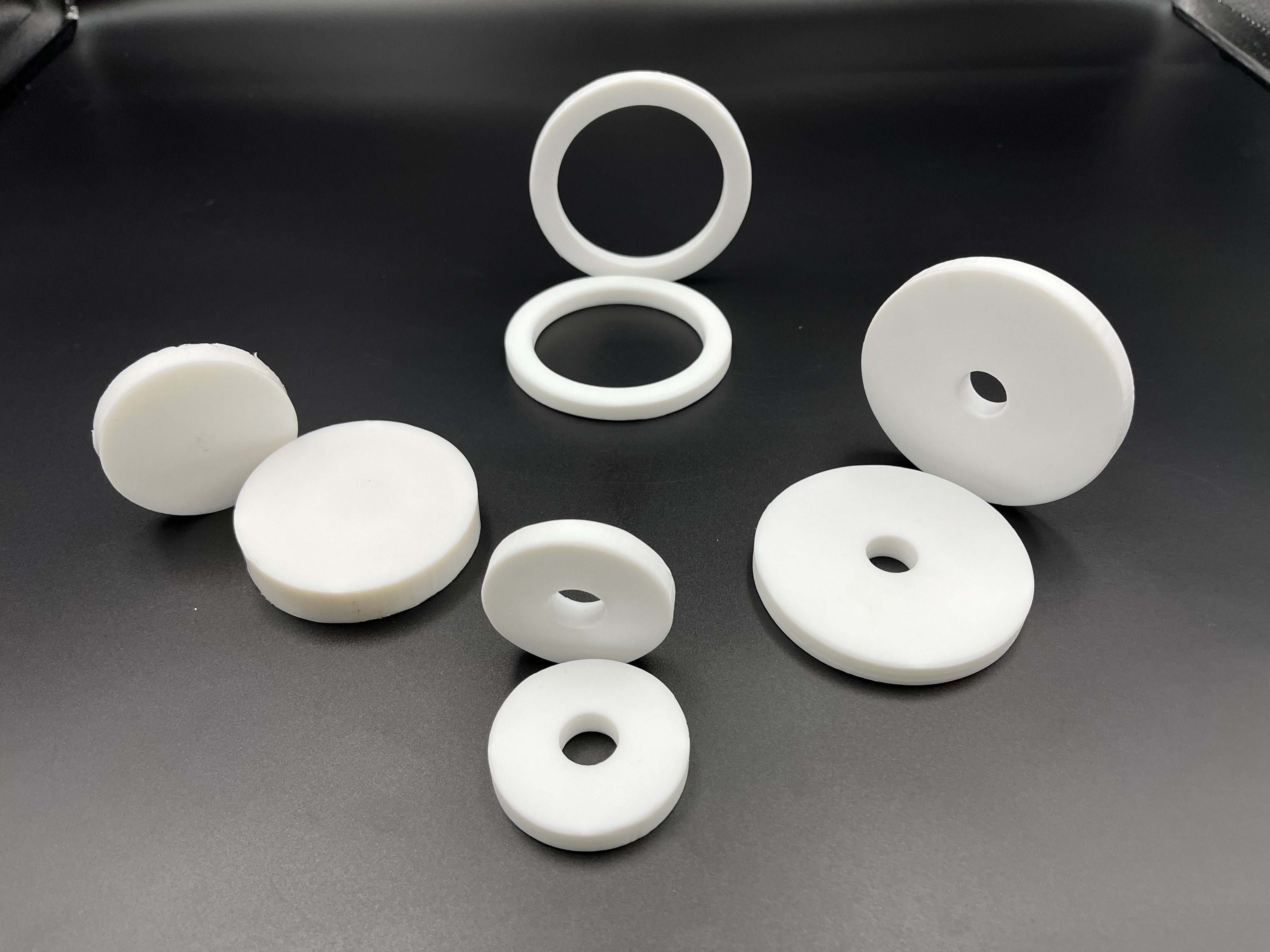PTFE Sealing Gasket Aging Resistance High Temperature Resistant Seal White PTFE Gaske