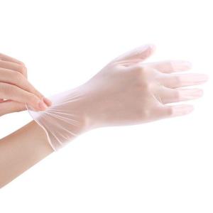 China Non Sterile Disposable PVC Gloves , Clear Medical Examination Gloves factory
