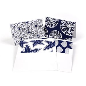 Offset Printing Personalized Design Small Business Greeting Card Set with