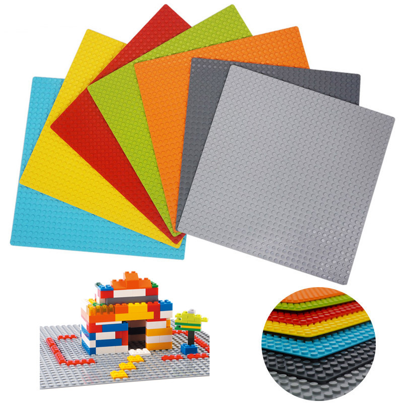 MOC compatible with legoingly assembly brick 16X16 dots bottom base plate building block