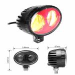 8W Cree Forklift Warning Lights Red Spot Beam IP67 Waterproof 650 Lumen
