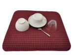 Absorbent Kitchen Microfiber Dish Drying Mat Solid Colors