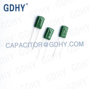 China CL11 2A103J 0.01uF 100V Polyester Film Capacitor factory