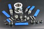 Ss304 Grinding Ptfe Ball Valve Seat Seal TS Manual Valve Stem