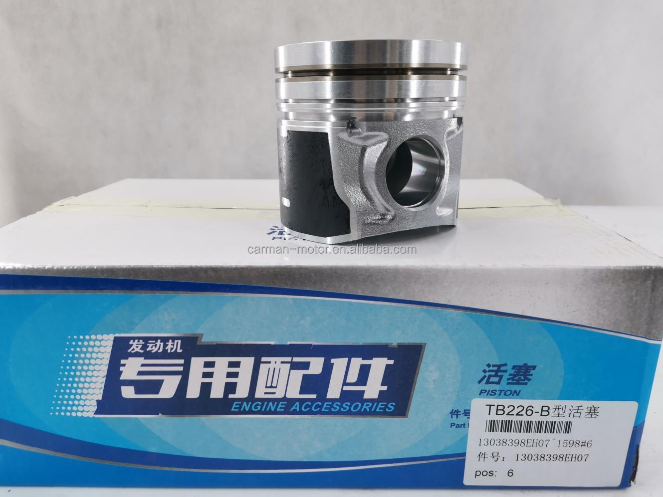 Tested Aluminum Piston for WEICHAI DEUTZ WP6 WP8 Engine Spare Parts LIUGONG SD LG 933 LG956 LG936 SANY FOTON XCMA Loader