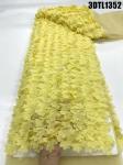 Supoo Luxurious 3D Flowers Lace Embroidery Fabric for Ghana/Senegal Dress Water