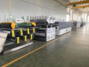 China 900-4000 Denier Monofilament Extrusion Machine For PP Flat Fabric factory