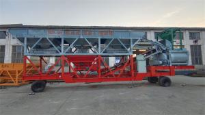 China YHZS50 Forced Two Silo Rapid Mobile Mixing Plant Concrete Mixer Plant factory