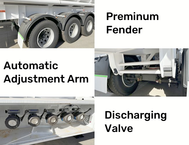 TITAN 3 Axle 40000 Liters Diesel Tank Trailer for Sale