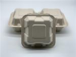 Bagasse Hamburger 6 Inch 20g Biodegradable Takeout Containers