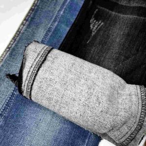 China 13 oz Fiber Brushed Denim Fabric For Jeans Making T400 factory
