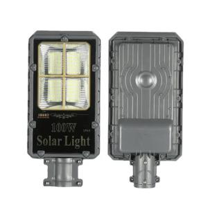 China New Led Solar Street Light With Pole 30W100W Street Lamp Head Outdoor Country Road Lighting New Countryside factory