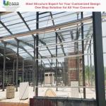 Custom Size Industrial Steel Building Galvanized Steel Multi Functional
