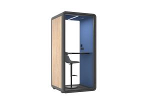 China Silent Cabin Pods Small Single Phone Booth For Calling 1 Person Sound Insulation factory