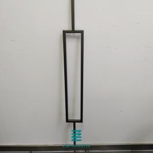 China Ash Grey 44&quot; 1.0mm Square Galvanised Angle Iron Fence Gate Posts factory