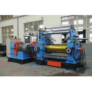 5KW Two Rolls Open Rubber Mixing Mill With Stock Blender