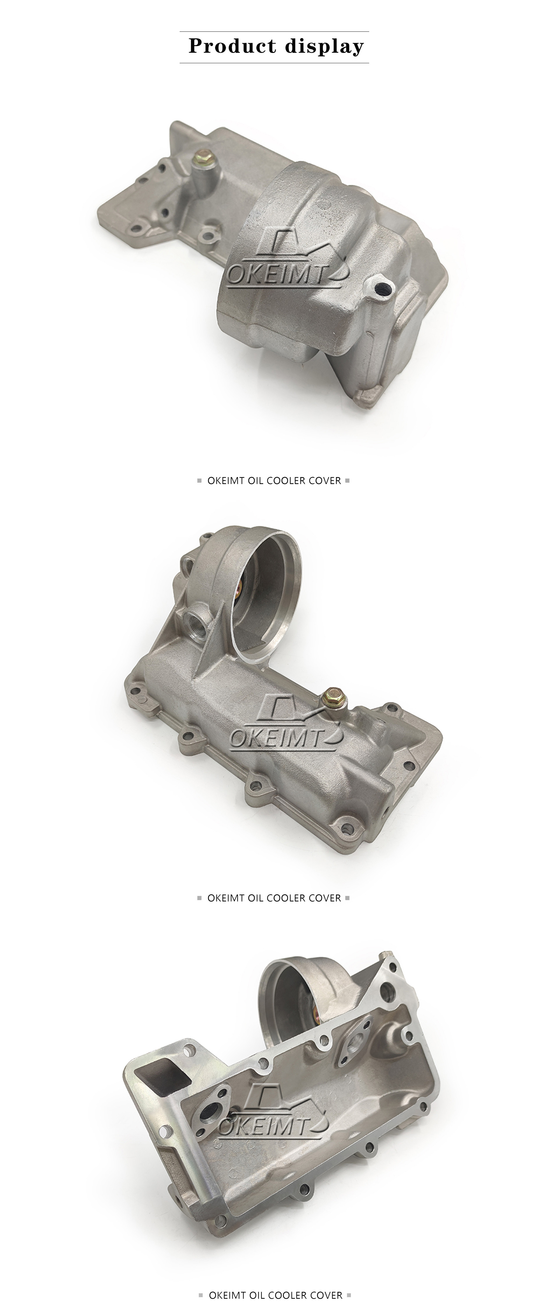 4031802438 Oil Cooler Housing For Mercedes Benz CAB V6 V8 Truck Spare Parts