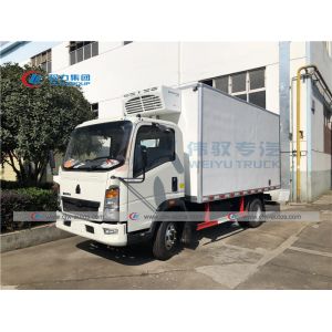 China 5T ISUZU Refrigerated Truck with Thermo King Van Box on sale