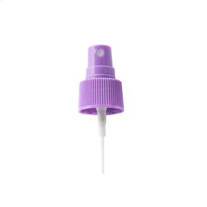 China Transparent Half Cover 0.14 Ml / T Small Spray Pump factory