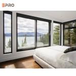 AAMA 12mm Simple Aluminum Sliding Windows Aluminum Frame Glass Windows