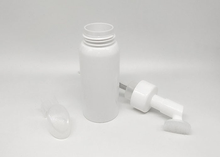 200ml Plastic Cosmetic Bottles Empty White Foam Soap Dispenser Container